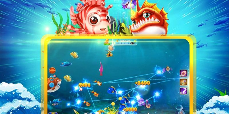 Giao diện game Bắn cá tiểu tiên cá sinh động